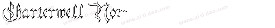 Charterwell No2字体转换